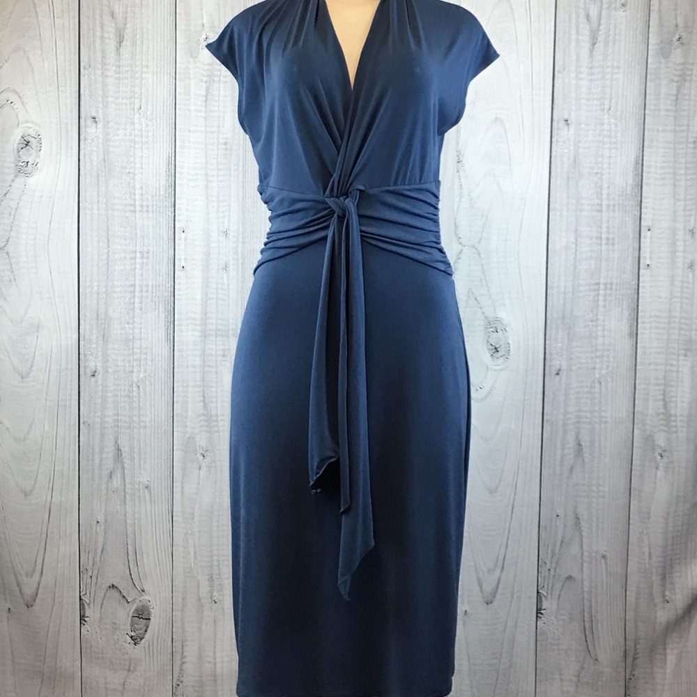 MAX AND CLEO Size Medium Blue Dress